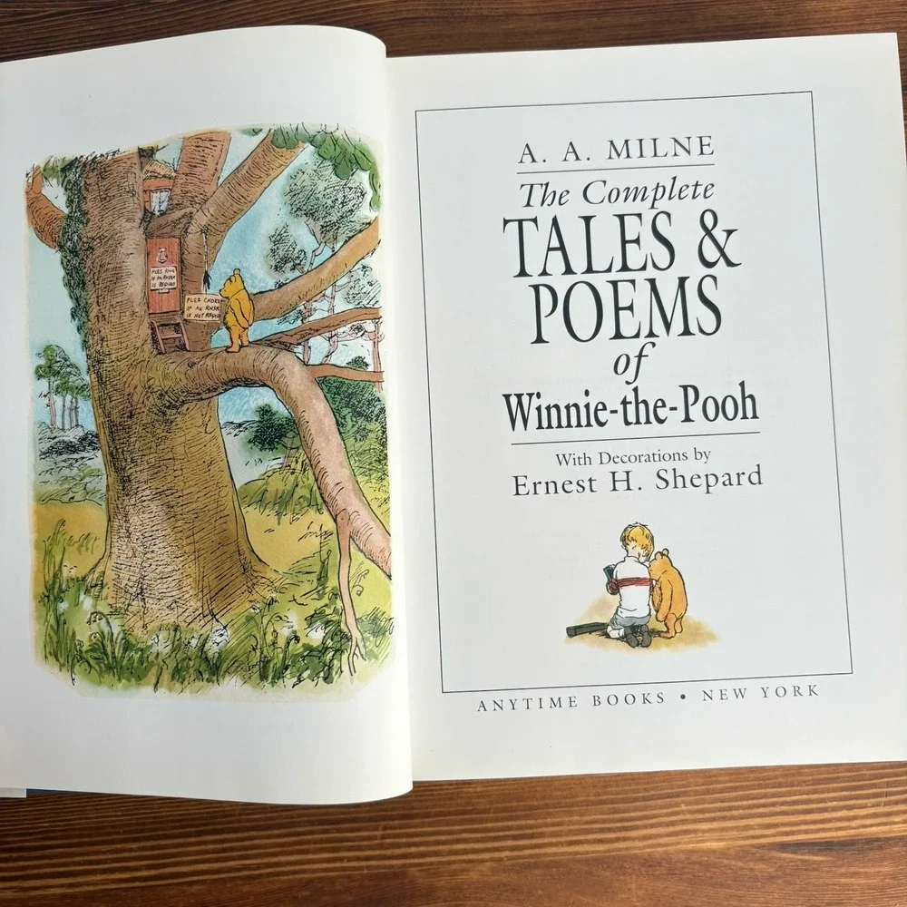 Vintage Winnie the Pooh Hardcover Book‎ Lot A.A. Milne 1996 First Edition & 1994